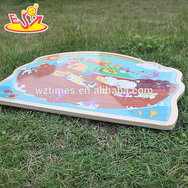 high quality kids wooden custom jigsaw puzzles for wholesale W14C243