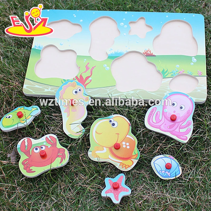 most popular children wooden toy puzzle for wholesale W14M091