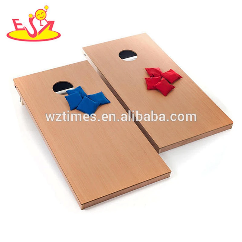 Wholesale sale high quality bean bag toss games wooden cornhole boards W01A205