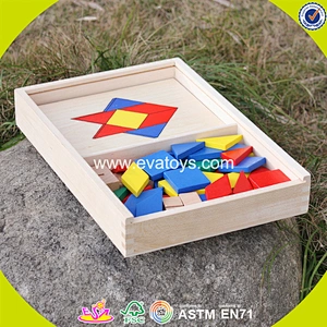 New design preschool wooden shape block toy for children W14A161