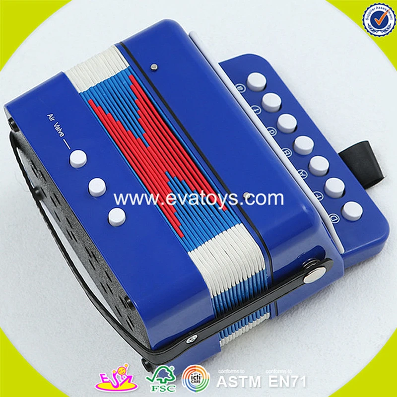 Wholesale top fashion wooden piano accordion professional children wooden piano accordion W07K006C