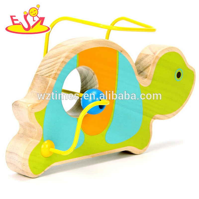 wholesale best sale wooden kids beads toy high quality wooden kids beads toy W11B096