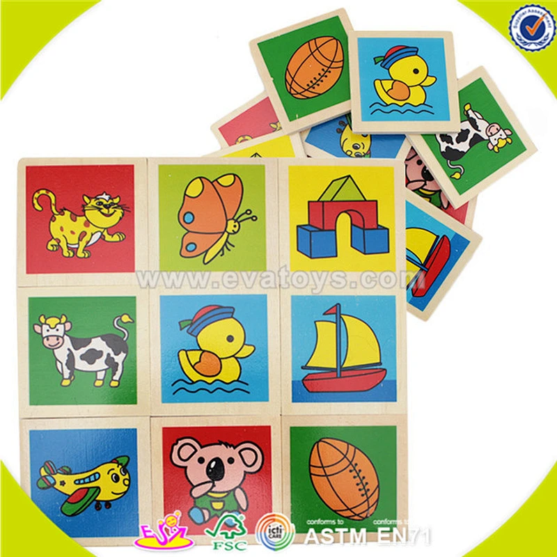 wholesale lovely wooden puzzle toy top sale kids wooden puzzle toy educational toddler wooden puzzle toy W14A130