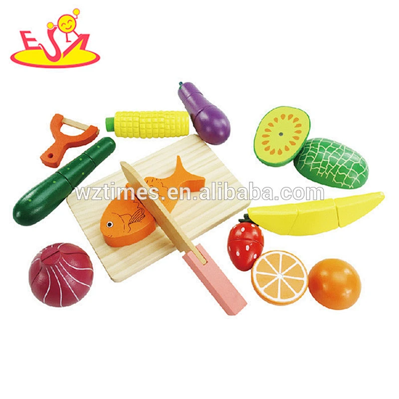 Pay Later pretend cutting wood fruit toy for children W10B156