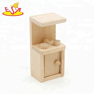 New design miniature wooden toy furniture for kids W06B072