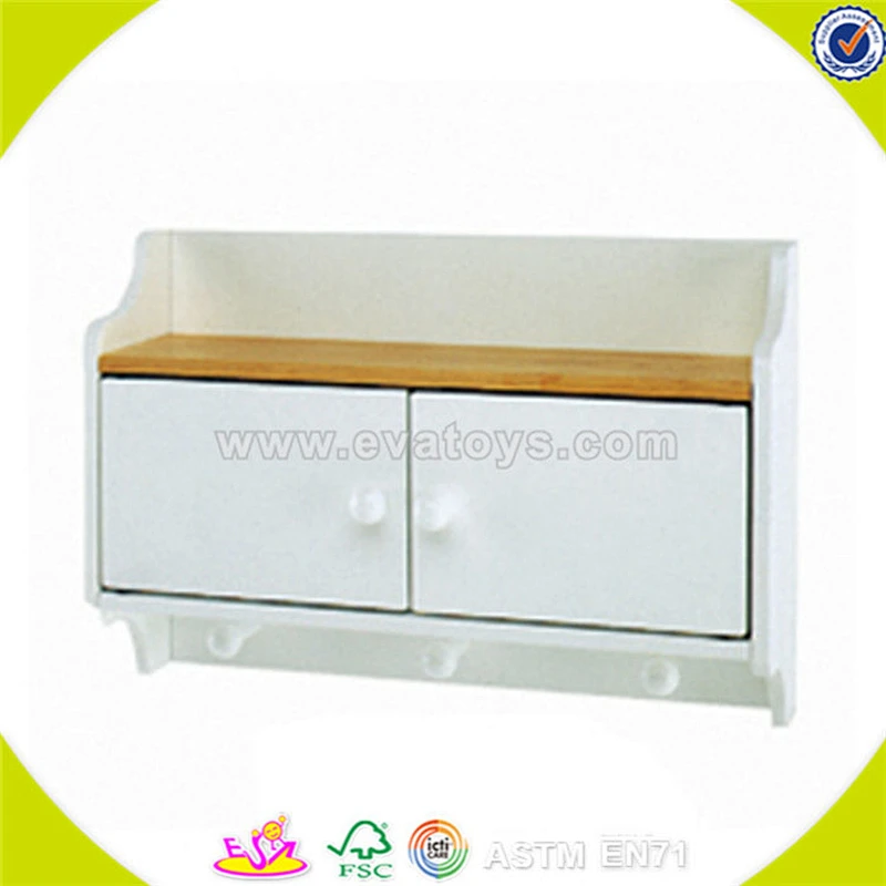 wholesale white wooden table and stools top quality kids wooden white table and stools W08G084