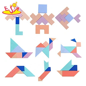 Toy manufacturers custom educational wooden jigsaw puzzles for kids W14A211