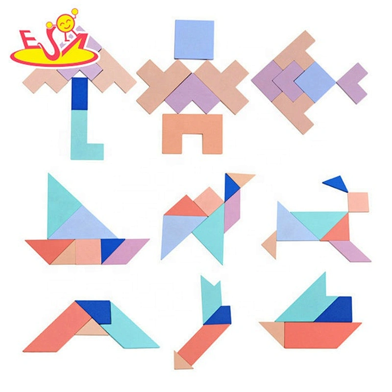 Toy manufacturers custom educational wooden jigsaw puzzles for kids W14A211
