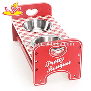 wholesale new fashion children wooden pet feeder for sale as gift W06F016