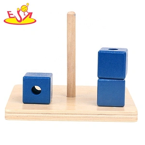 High quality educational wooden montessori blocks for children W12F091