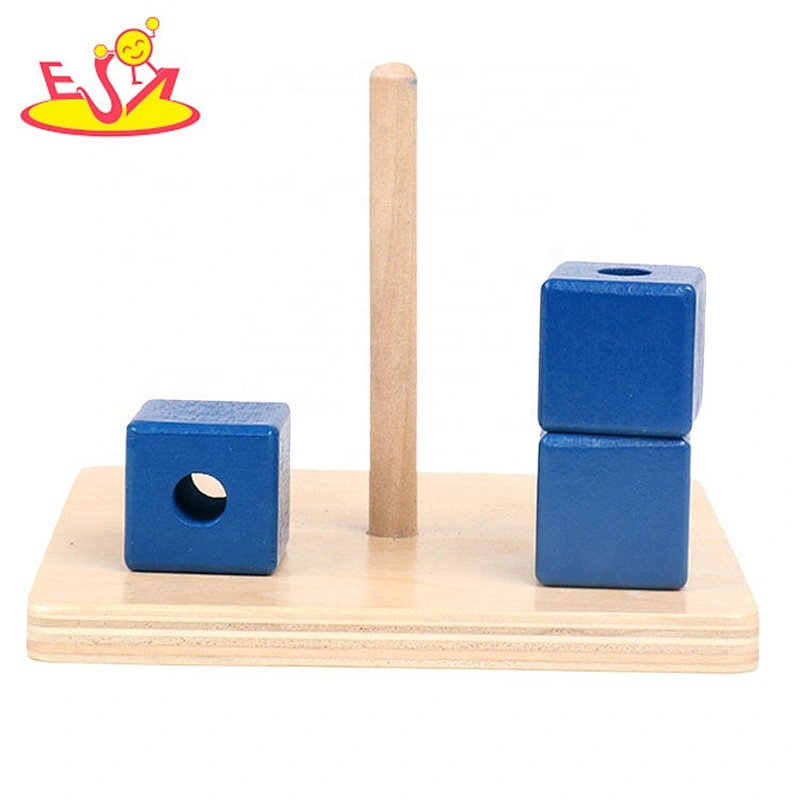 High quality educational wooden montessori blocks for children W12F091