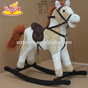 wholesale kids wooden baby rocking toy fashion kids wooden baby rocking toy W16D080