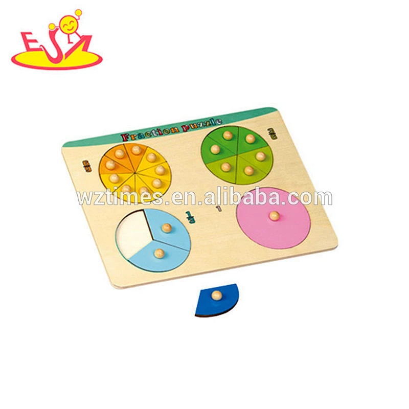 Wholesale teaching aid wooden animal jigsaw cheap newest baby wooden animal jigsaw W14A103