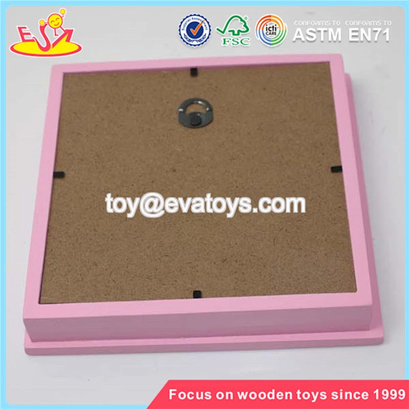 Cheapest lovely wooden pink picture frame for sale W09A019