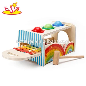 wholesale funny wooden toddler music toys for education W07A117