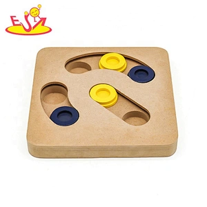 Fun pets food treated wooden cat puzzle games for wholesale W06F109