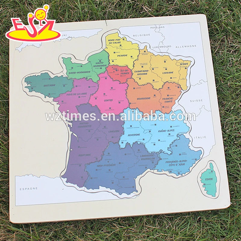 wholesale best children wooden world map puzzle top fashion kids wooden world map puzzle W14C242