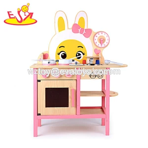 2018 Simplemente juego de cocina de madera preescolar juego de cocina mini juguete para personalizar W10C362