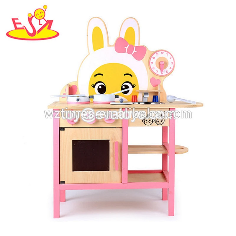 2018 Simplemente juego de cocina de madera preescolar juego de cocina mini juguete para personalizar W10C362