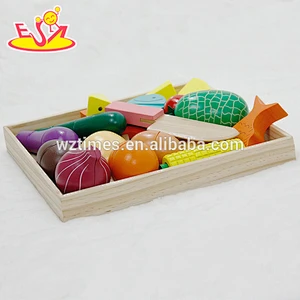 wholesale fashion popular children wooden cut fruit toy for sale W10B173