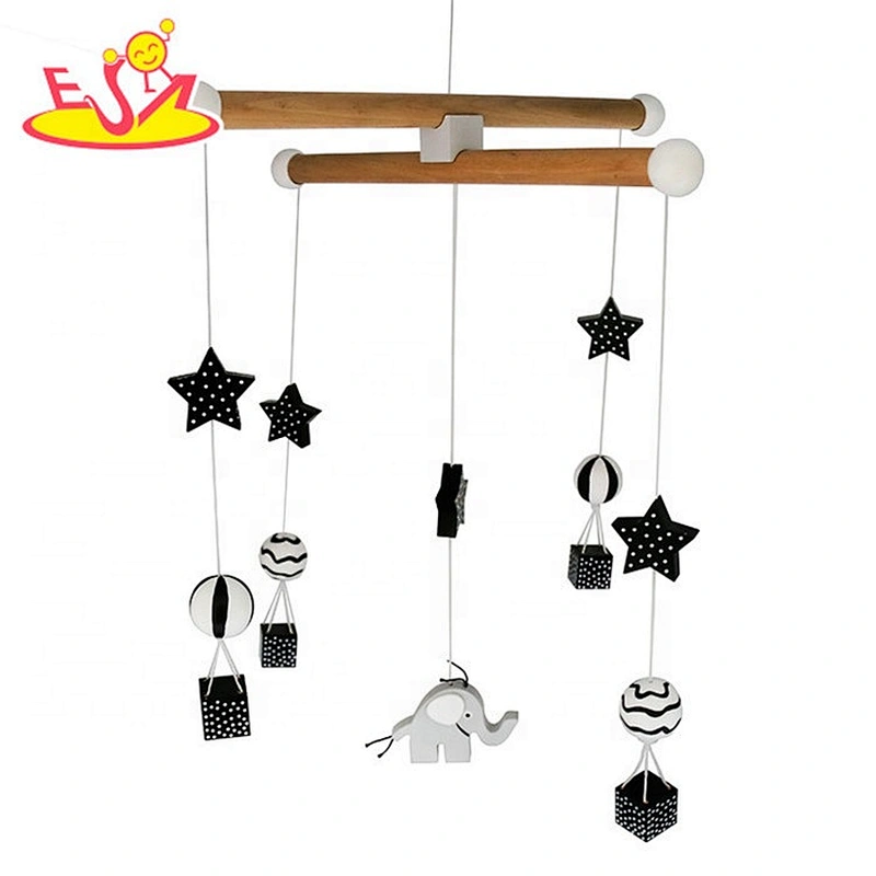 High quality musical wooden baby cot mobile for wholesale W08K038