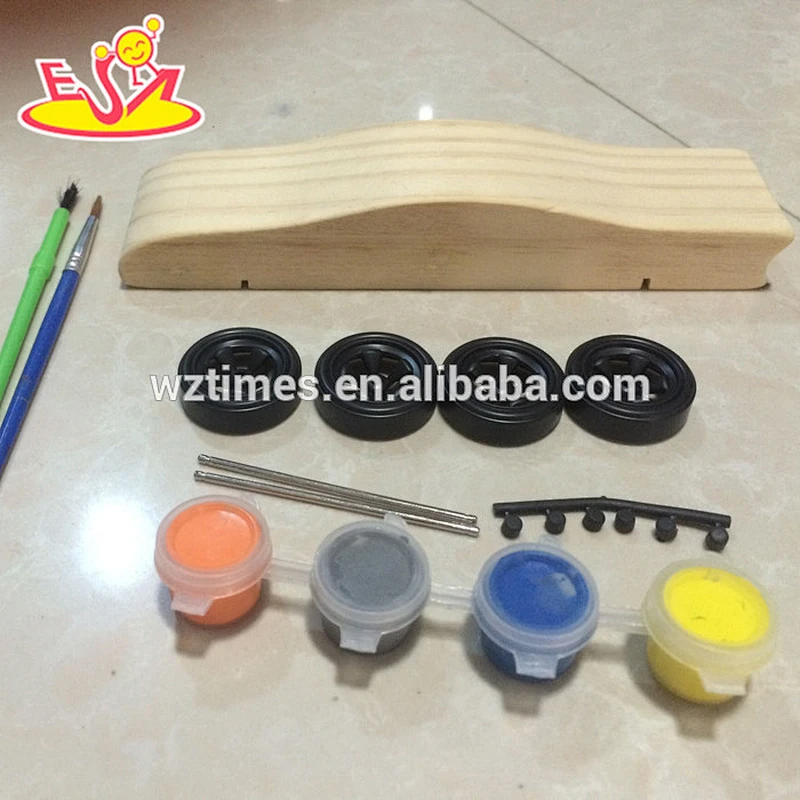 2018 wholesale most popular children's wooden toy tank W03A082