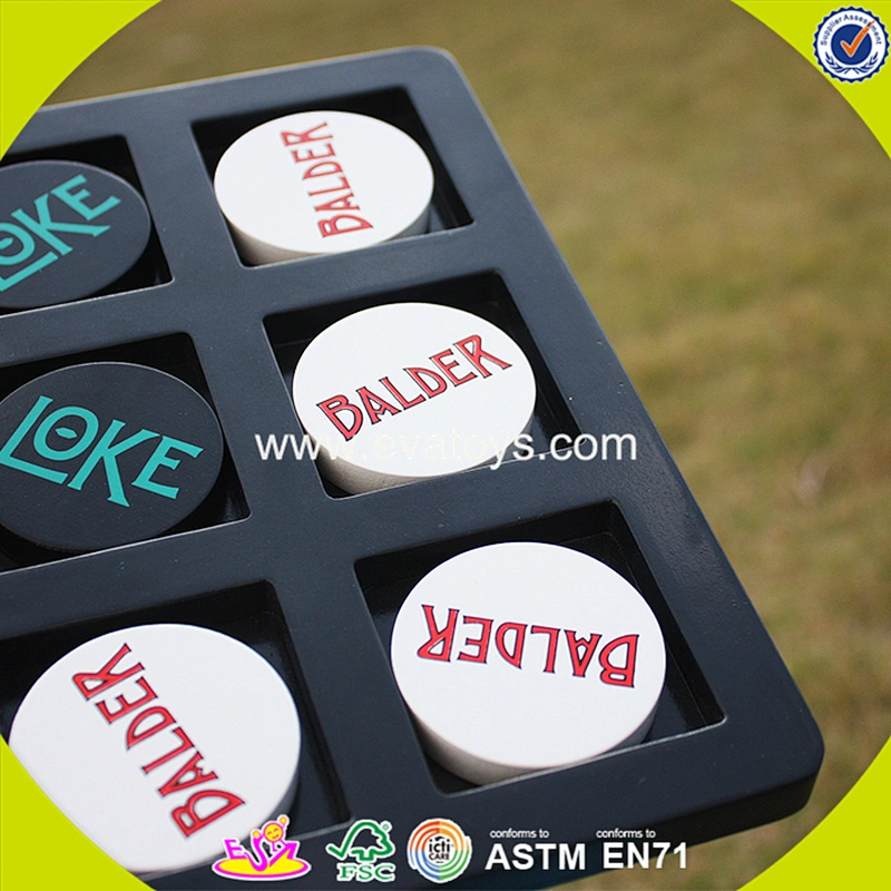 wholesale kids toy wooden tic tac toe for fun W01B036