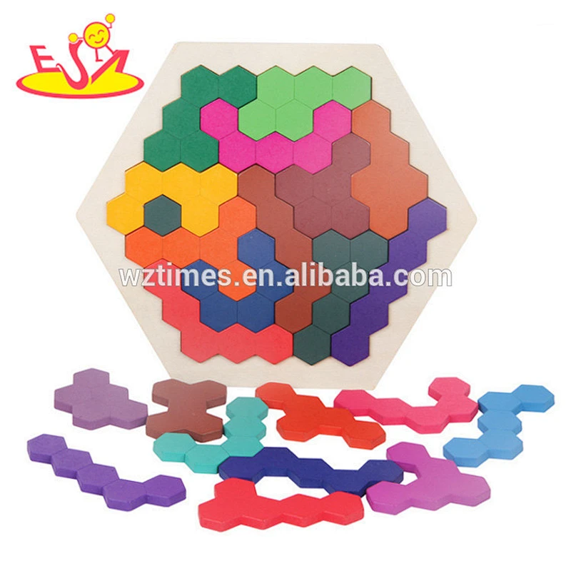 2018 new style wooden 3d animal puzzle for children W14A202