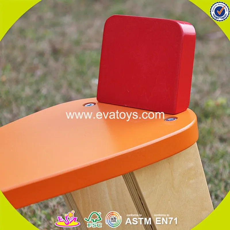 2018New design funny wooden rocking horses for toddlers W16D109