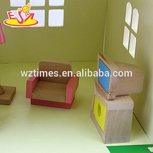top quality wonderful toddler wooden dollhouse for sale W06A097