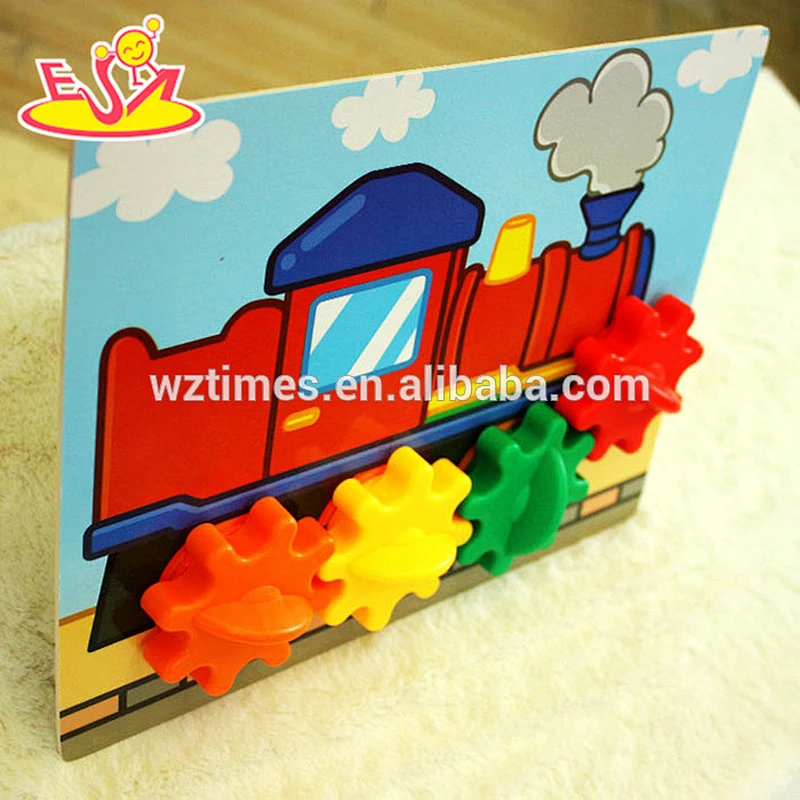 2018 wholesale kids wooden cartoon toy cheap baby wooden cartoon toy fashion children wooden cartoon toy W01B030