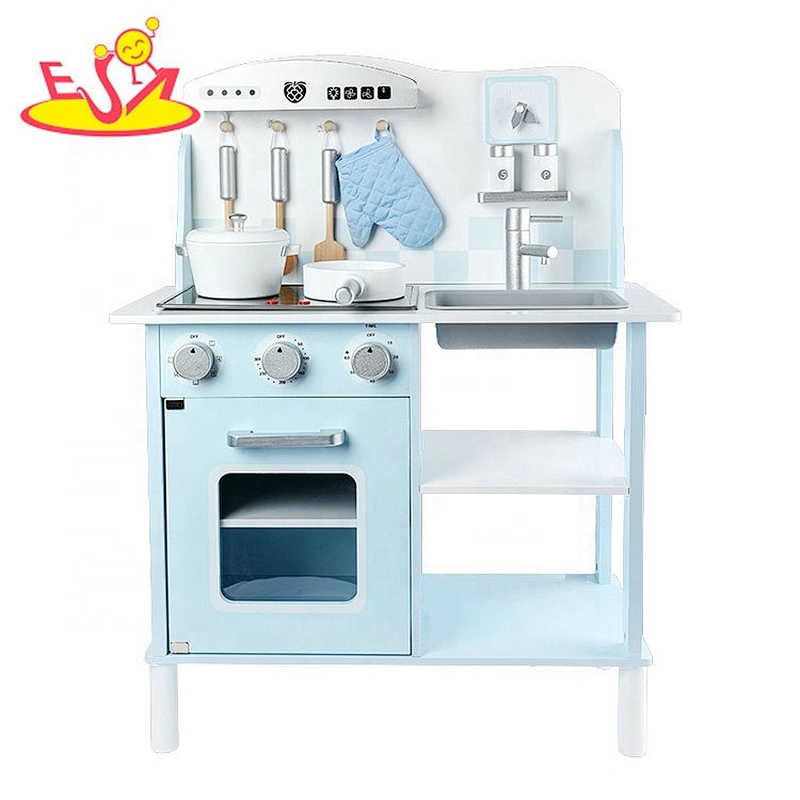 2019 New arrival children wooden pretend kitchen set for sale W10C472