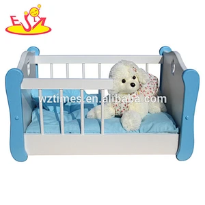 Wholesale cheap product blue wooden dog bunk for small animals indoor use W06F006B