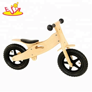 Wholesale top fashion wooden kids balance bicycle for preschool W16C055