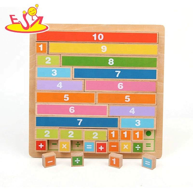 2019 New fashion preschool math wooden learning games for education W14A225