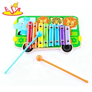 2019 Unique design baby musical wooden xylophone for 1 year old W07C076