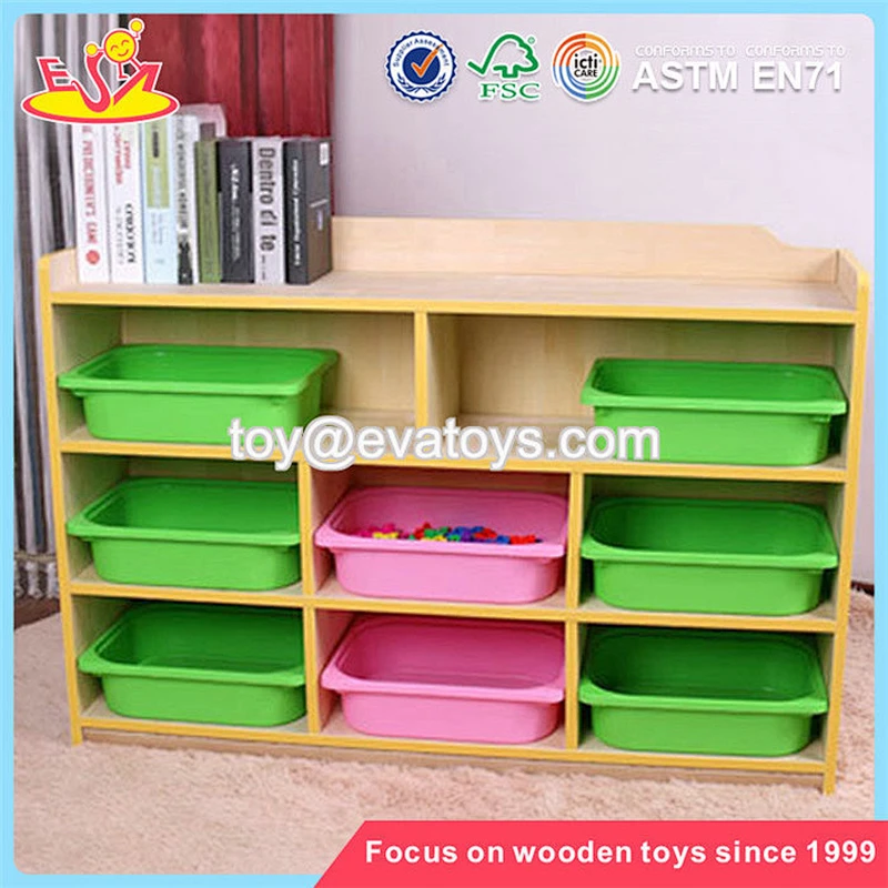 Wholesale new arrival simple style wooden children wardrobe for placing items W08I005