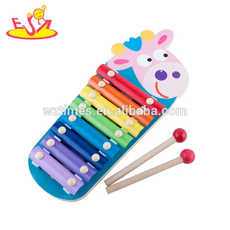 2018 wholesale kids wooden xylophone sounds fashion baby wooden xylophone sounds children wooden xylophone sounds W07C054