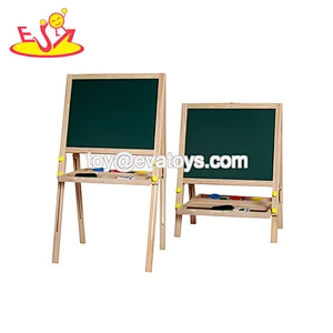 Top sale double sided wooden drawing board for children W12B104C