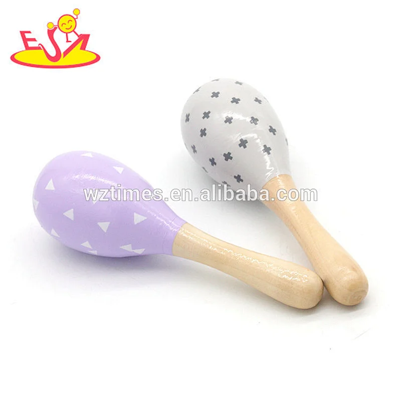 2018 Wholesale hottest funny maracas toy classical shaker musical instrument for toddler W07I136