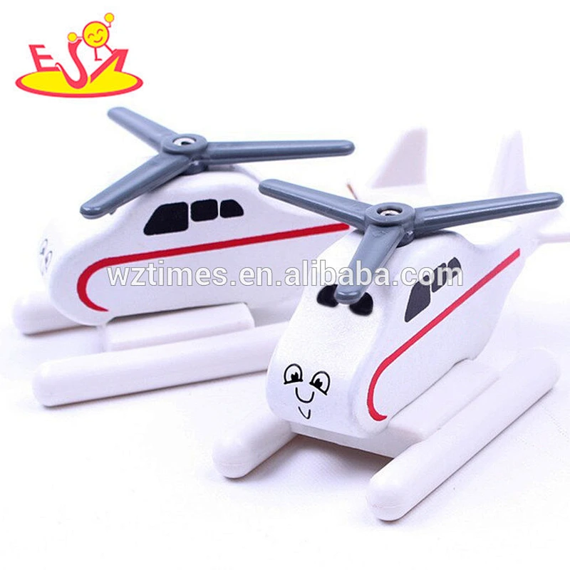 2018 wholesale hottest children wooden toy plane W04A207