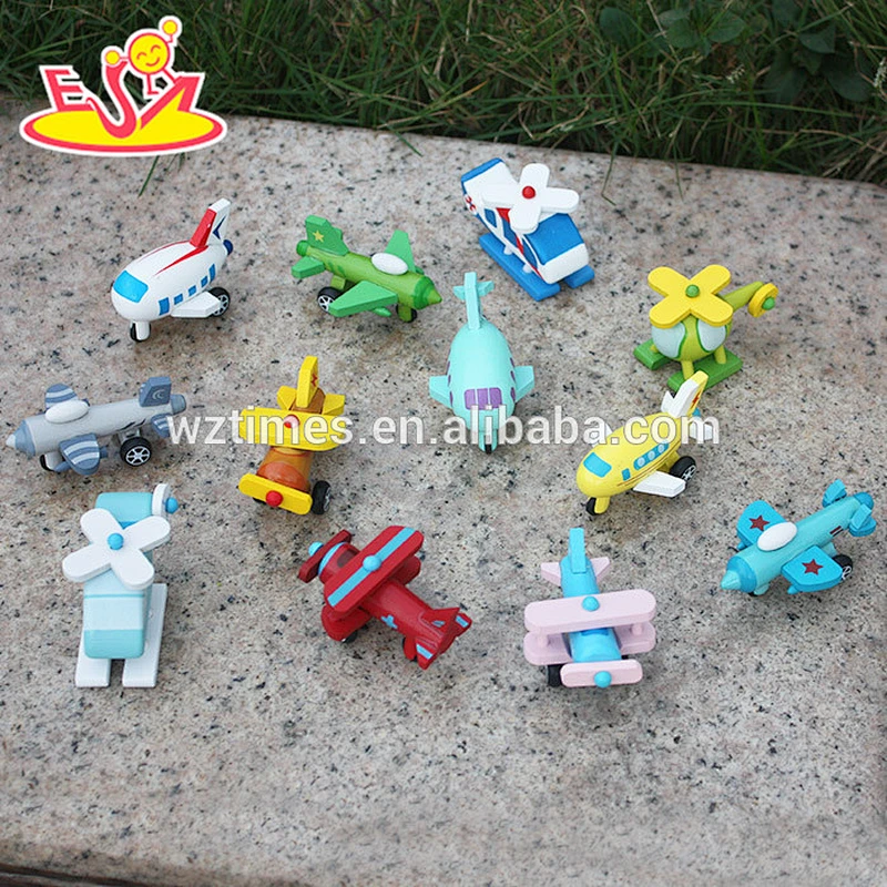 2018 wholesale new fashion wooden model airplane W04A199