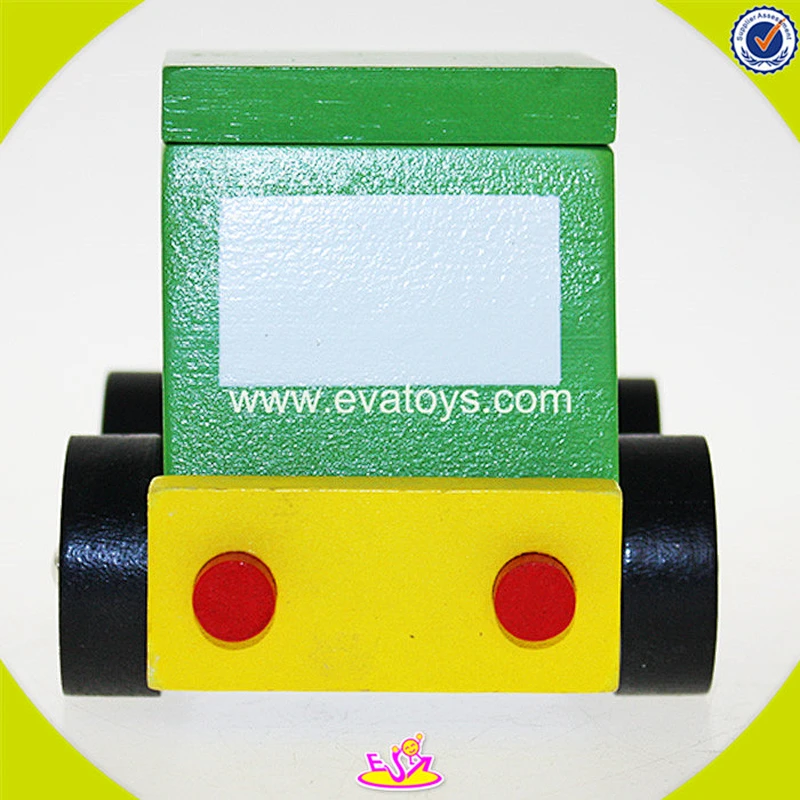 2018 Cheapest funny wooden garbage truck toy for kids W04A136