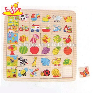 wholesale children wooden kids puzzle for education W14C230