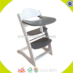High Chair for Baby with CE approval Comfortable Solid High Chair For Baby W08F021