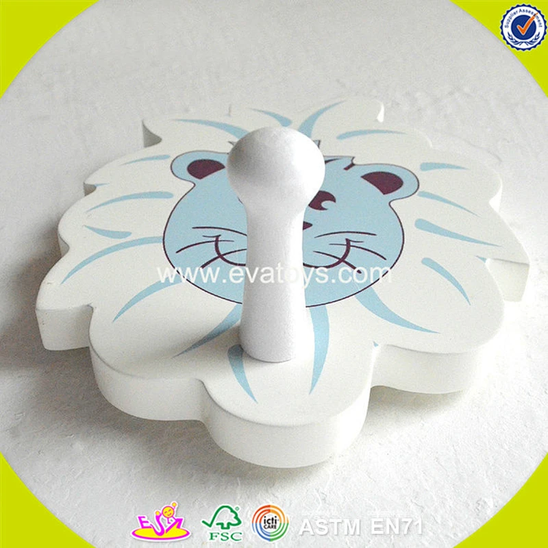 wholesale baby wooden hanger hooks household kids wooden hanger hooks W09B069