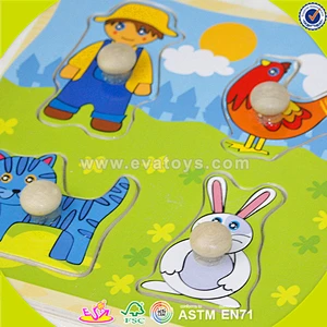 wholesale best sale wooden kids Puzzle top fashion wooden kids Puzzle W14M075