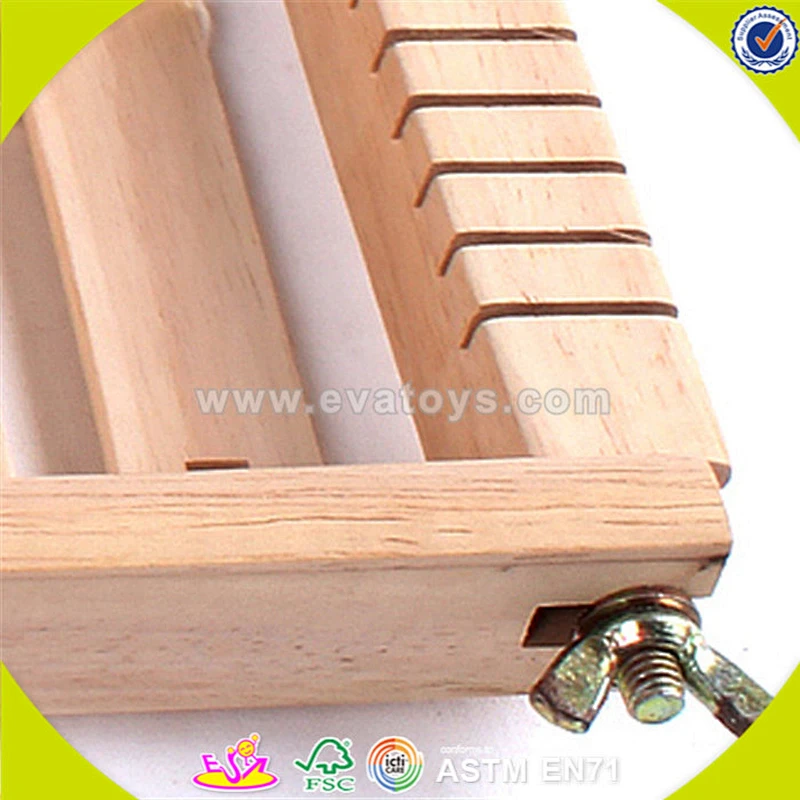 New popular wooden loom toy hot sale children wooden loom toy W10D002