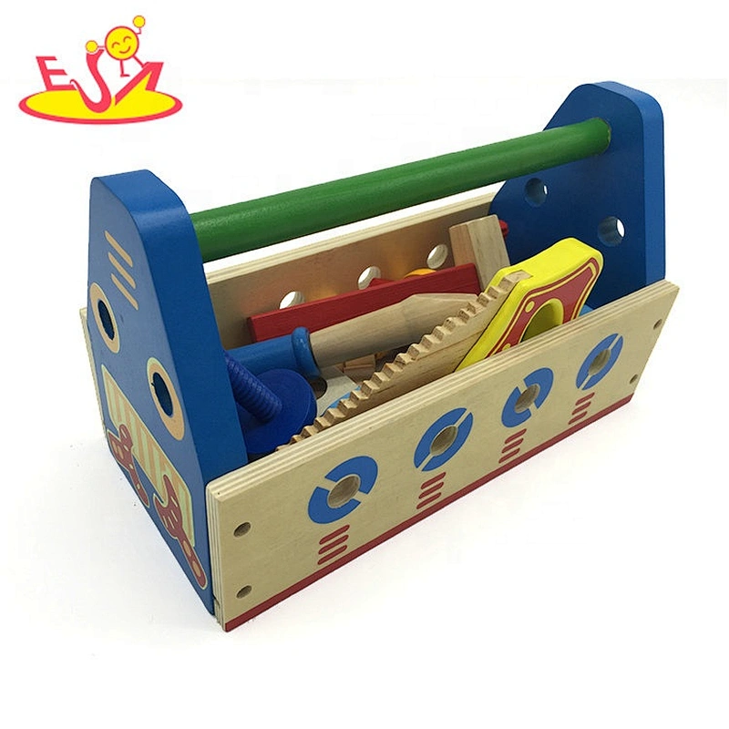 Top sale kids garden wooden toy tool kit for pretend play W03D121