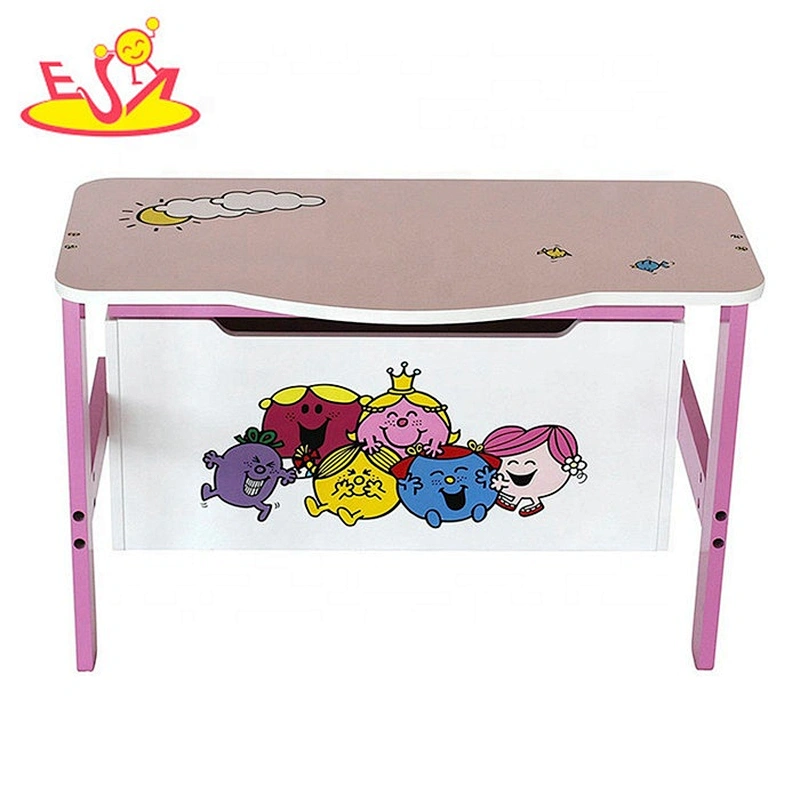 2019 High quality girls cartoon wooden kids single bed for wholesale W08A092